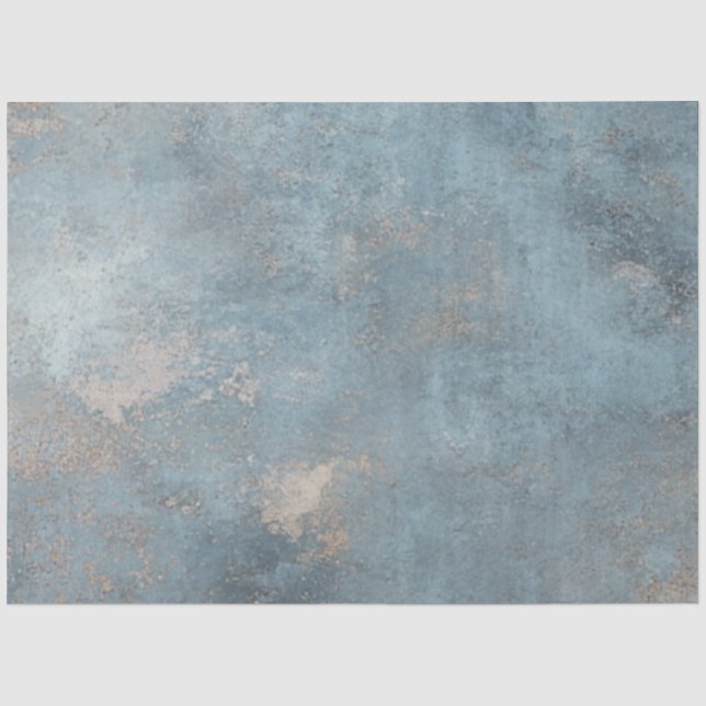 Entpackte Texturierte Blues Hintergrund-Imitate be Seidenpapier (Vorderseite)