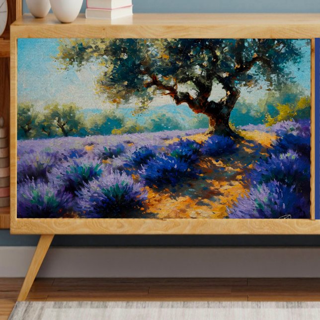 Entpackungspapier für den Lavendelbaum Seidenpapier (Von Creator hochgeladen)