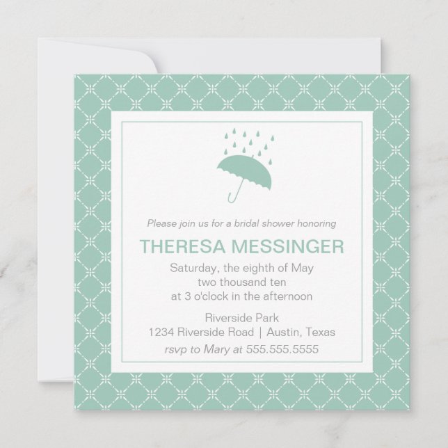 Entraînement d'amour - Invitation à la douche nupt (Devant)