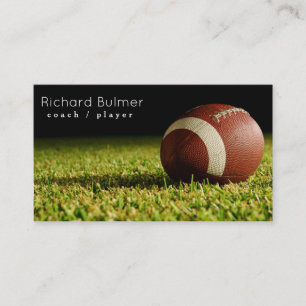 Entraîneur De Football Américain Ou Carte de visit