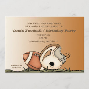 Entraîneur de football - Invitation à la fête