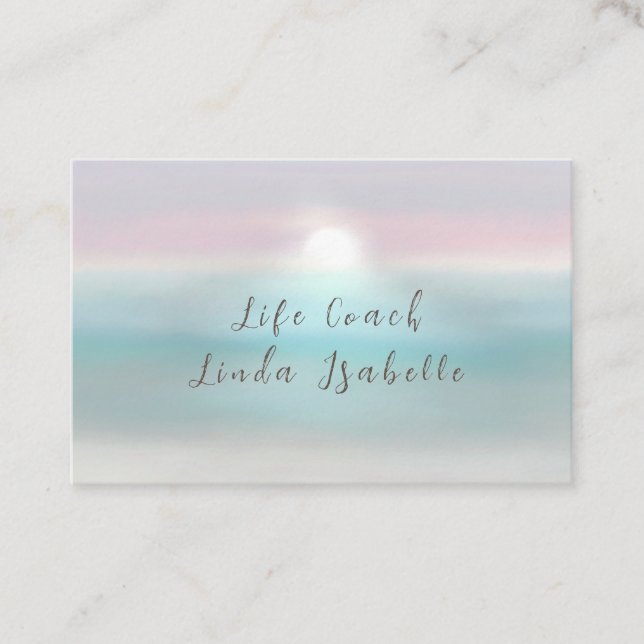 Entraîneur de vie, Reiki, Conseiller, Carte de vis (Devant)