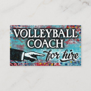 Entraîneur De Volley-Ball Pour Louer Des Cartes de