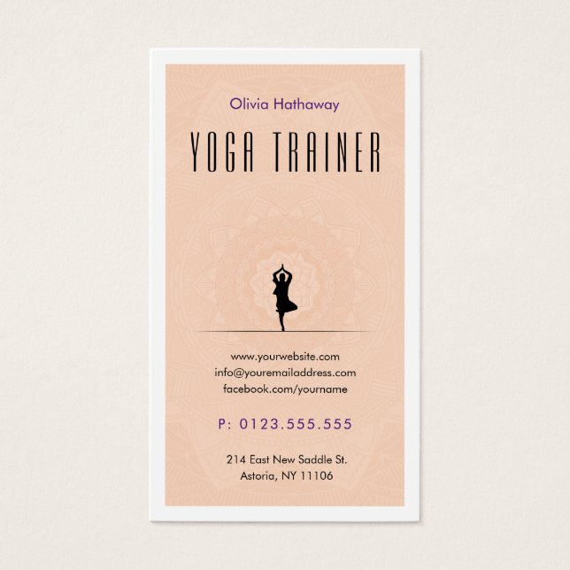 Entraîneur de yoga | Professeur professionnel (Devant)