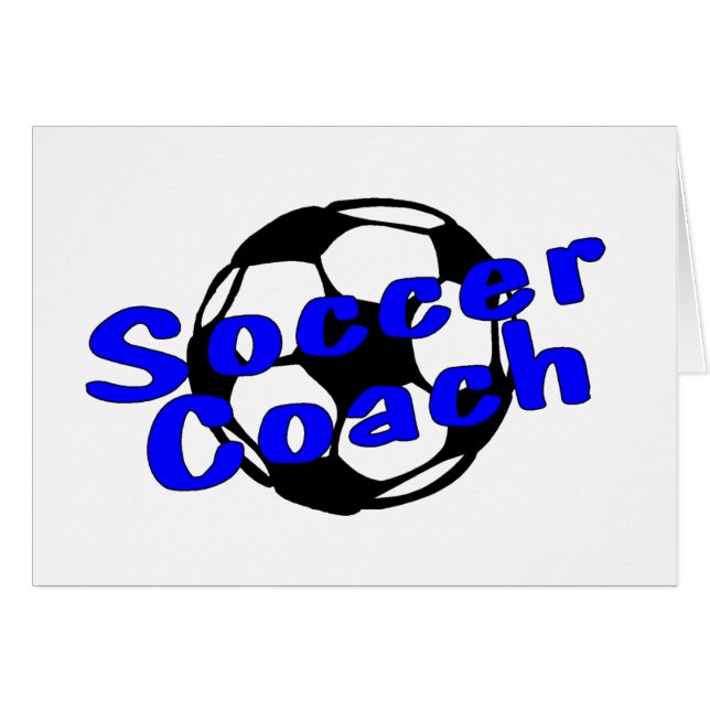 Entraîneur du football (bleu) (Devant horizontal)