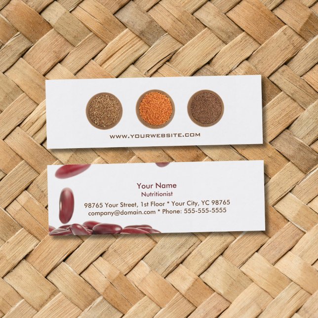 Entraîneur nutritionniste diététiste Carte de visi (Créateur téléchargé)