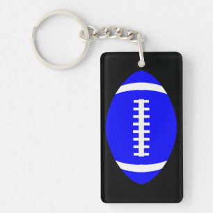 Entraîneur ou joueur de football noir et bleu ré