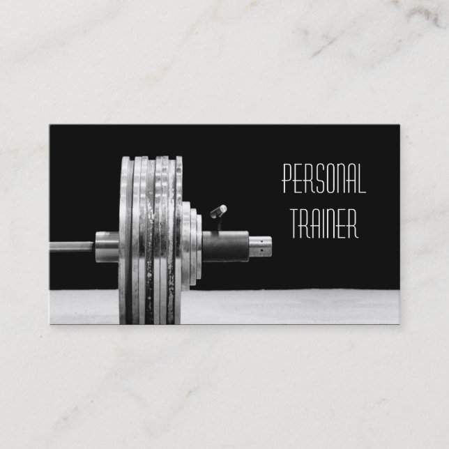 Entraîneur personnel, Carte de visite d'exercice (Devant)