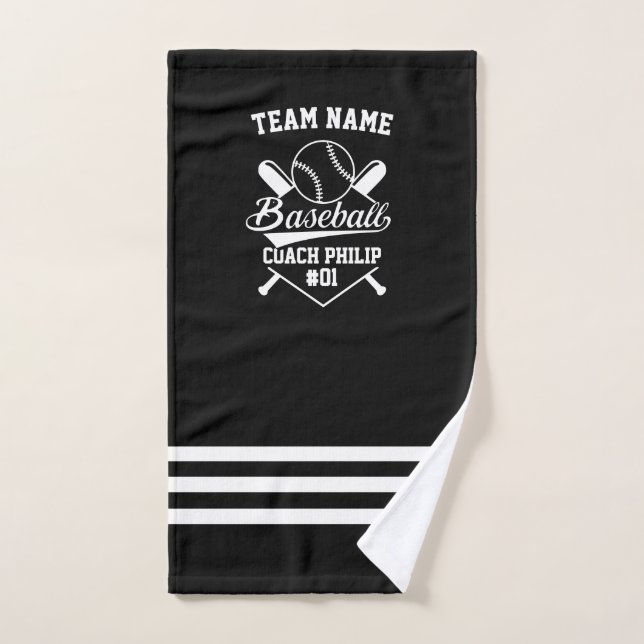 Entraîneur Personnel de Baseball, Maman de l'Équip (Serviette à main)