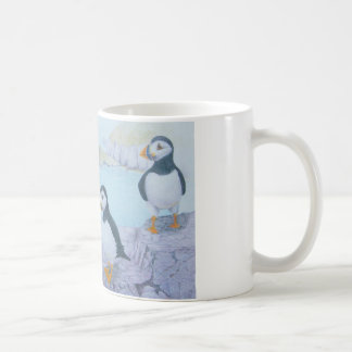 Entrant ! Tasse originale d'art de macareux