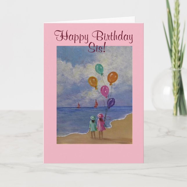 Entre Soeurs, Carte Anniversaire (Devant)