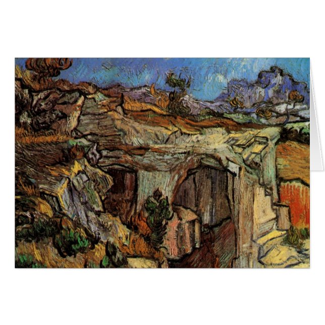 Entrée de Carrière, Saint-Remy par Vincent van Gog (Devant horizontal)
