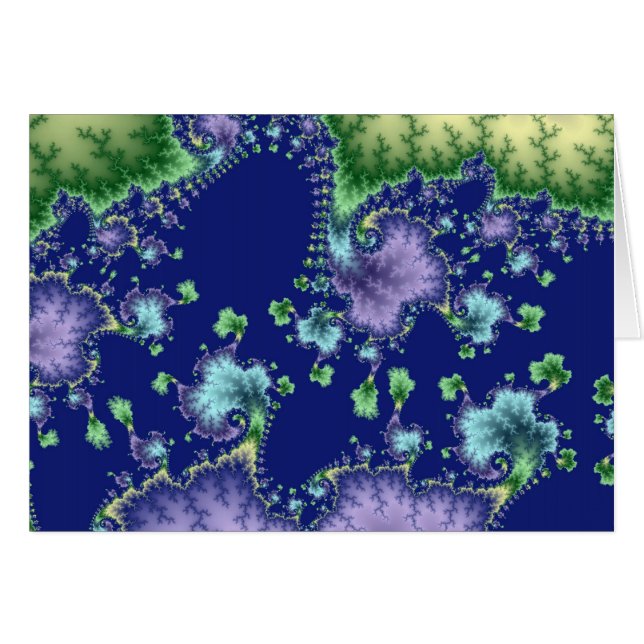 Entrée flottante - Carte Fractale (Devant horizontal)