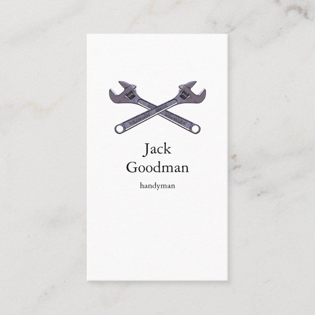 entreißt Visitenkarte (Vorderseite)