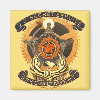 Entrepôt 13 Steampunk Secret Service Badge Magnet