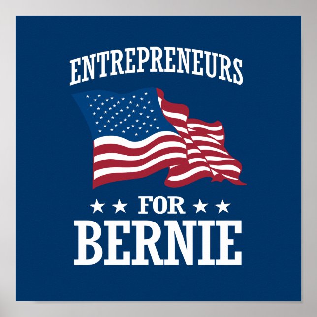 ENTREPRENEURS FOR BERNIE SANDERS POSTER (Vorne)