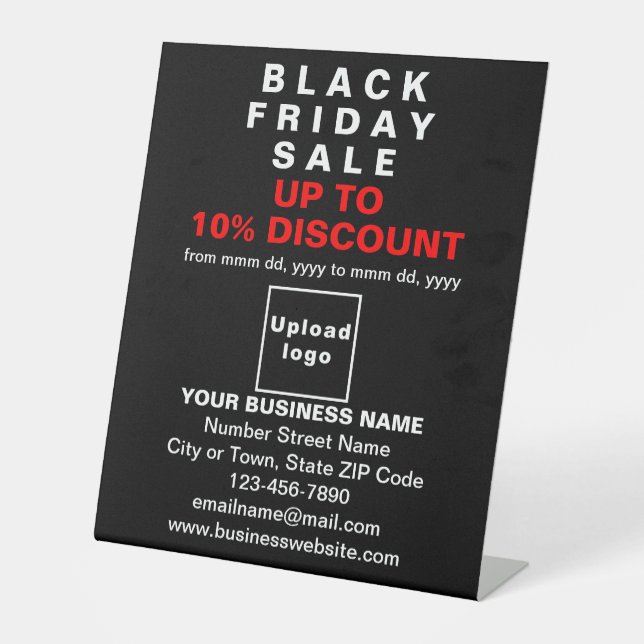 Entreprise Black Vendredi Vente sur panneau Pedest (Recto)