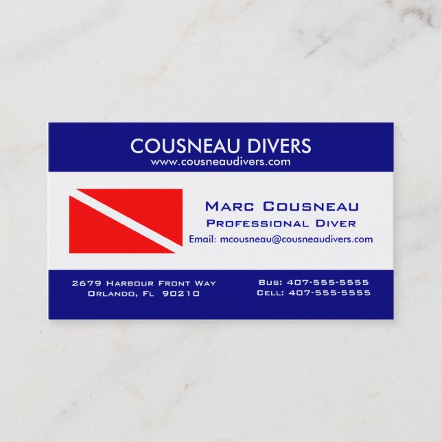 Entreprise - Carte personnelle 1 (Devant)