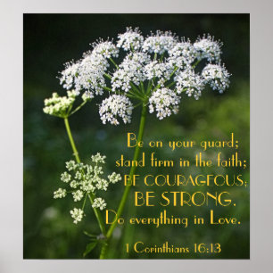 entreprise de support en affiche de vers de bible