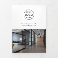 Entreprise moderne | Brochure simple triplée du lo