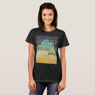 Entreprise personnalisée T-Shirt Beach Sunset Palm
