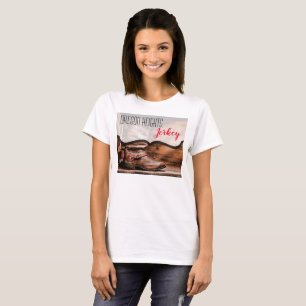 Entreprise personnalisée T-Shirt Cowboy Bottes Gra