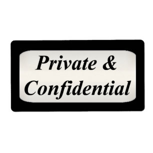 Entreprise Standard Privé Grand Étiquette