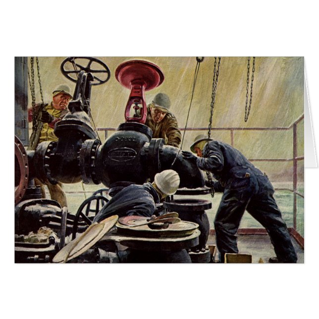 Entreprise Vintage, Entretien de Navires Maritimes (Devant horizontal)