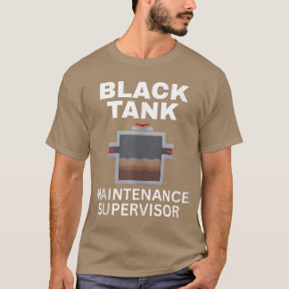 Entretien de réservoir noir de camping-car T-shirt