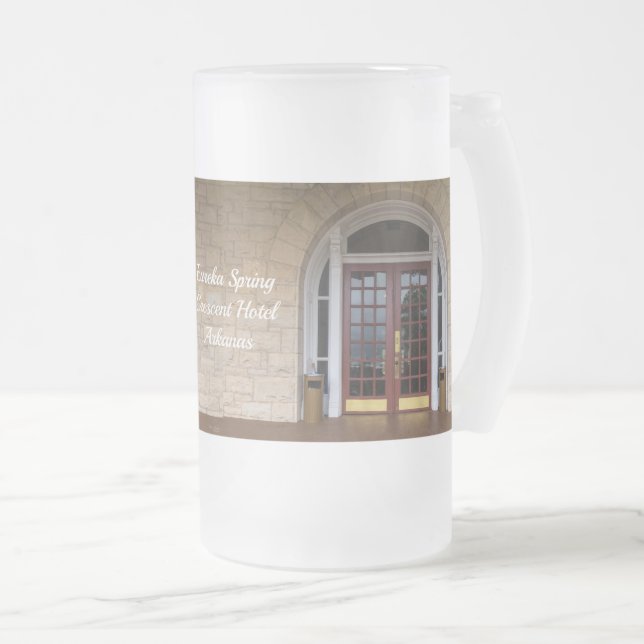 Entrez Si Vous Osez Froid Verre Beer Mug (Devant droit)