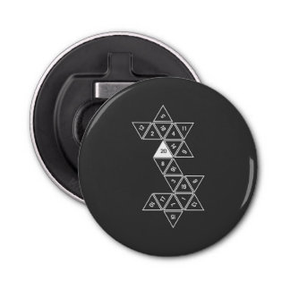 Entrolltes D20 Flaschenöffner