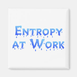 Entropie am Arbeitsplatz Magnet