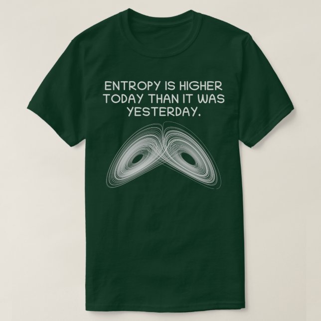 Entropie Thermodynamik Physik Lehrer Wissenschaft  T-Shirt (Design vorne)