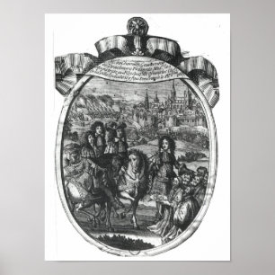 Entry of King Louis XIV  in Strasbourg Poster