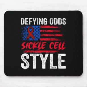 Entschärfen von Odds Sickle Cell Style Us Patrioti Mousepad