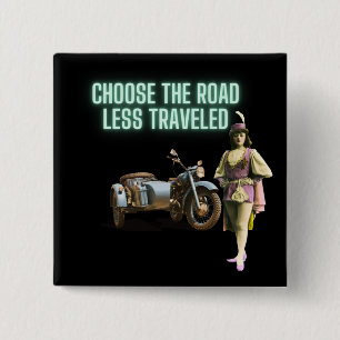 Entscheiden Sie sich für die "Road Lless Traveled Button