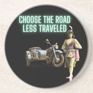 Entscheiden Sie sich für die "Road Lless Traveled  Getränkeuntersetzer