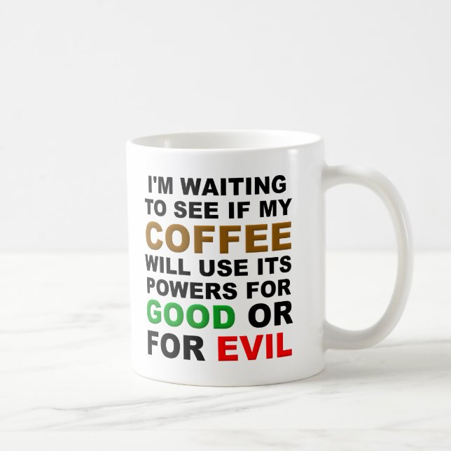 Entscheidend für den Kaffee Funny Mug Kaffeetasse (Rechts)