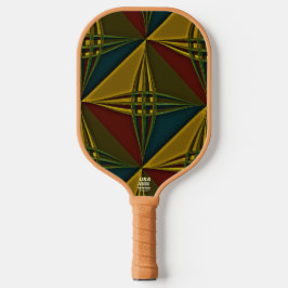 "Entscheidend und Bunt" Carbonfaser Pickleball Schläger