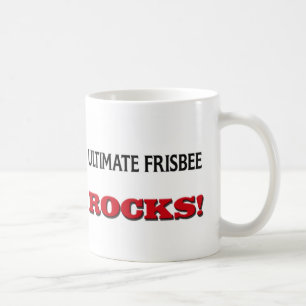 Entscheidende Frisbee-Felsen Kaffeetasse