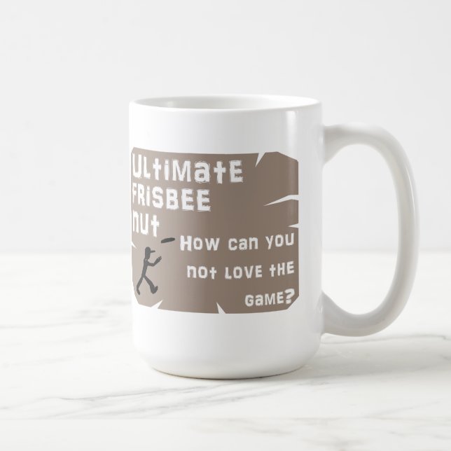 Entscheidende Frisbee-Nuss-Tasse Kaffeetasse (Rechts)