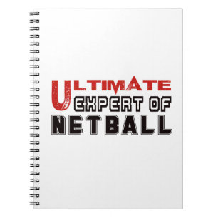 Entscheidender Experte von Netball. Notizblock