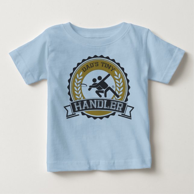 Entscheidender Frisbee - der kleine Lenker des Baby T-shirt (Vorderseite)