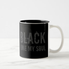ENTSCHEIDENDES SCHWARZES mögen meine Zweifarbige Tasse