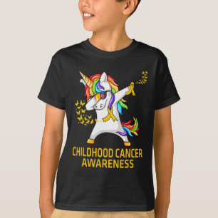 Entschlackung Einhorn Kinderkrebs-Sensibilisierung T-Shirt