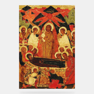 Entschlafung-der-Gottesmutter-Orthodoxe-Ikone Acrylschild