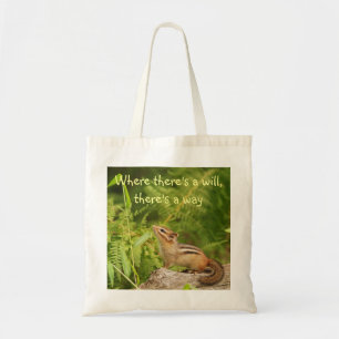 Entschlossene Babychipmunk-Tasche Tragetasche