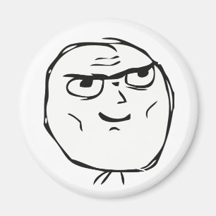 Entschlossener Typ Meme - Magnet