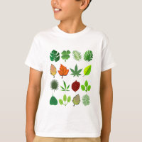Entschlossenes Blätter Shirt, Herbstblatt drucken