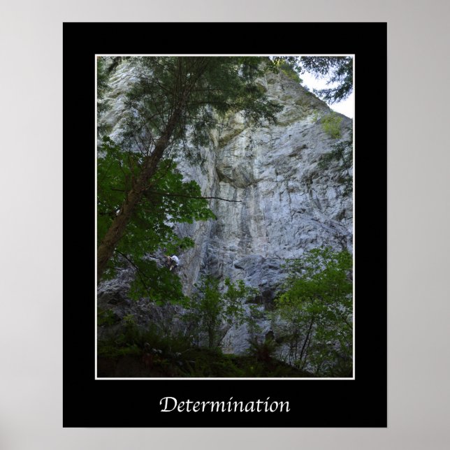 Entschlossenheit Inspirationswall Poster (Vorne)